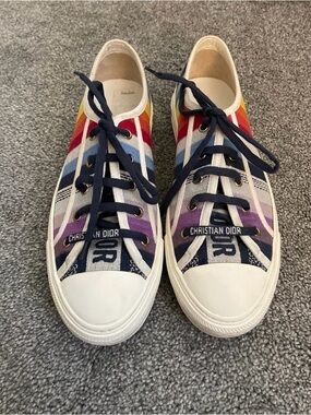 Christian Dior Multicolor walk’in’Dior canvas sneakers